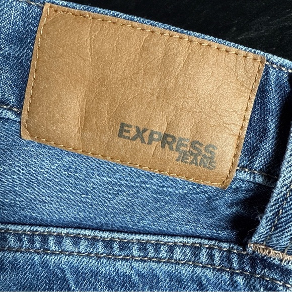 Express Women’s Boyfriend Blue Jeans Size 2 - Picture 8 of 10